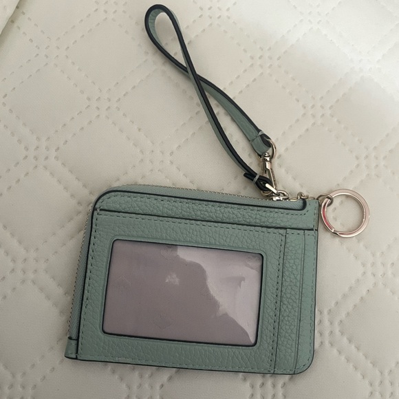 KATE SPADE LEILA PEBBLED leather cardholder wristlet - Picture 3 of 3